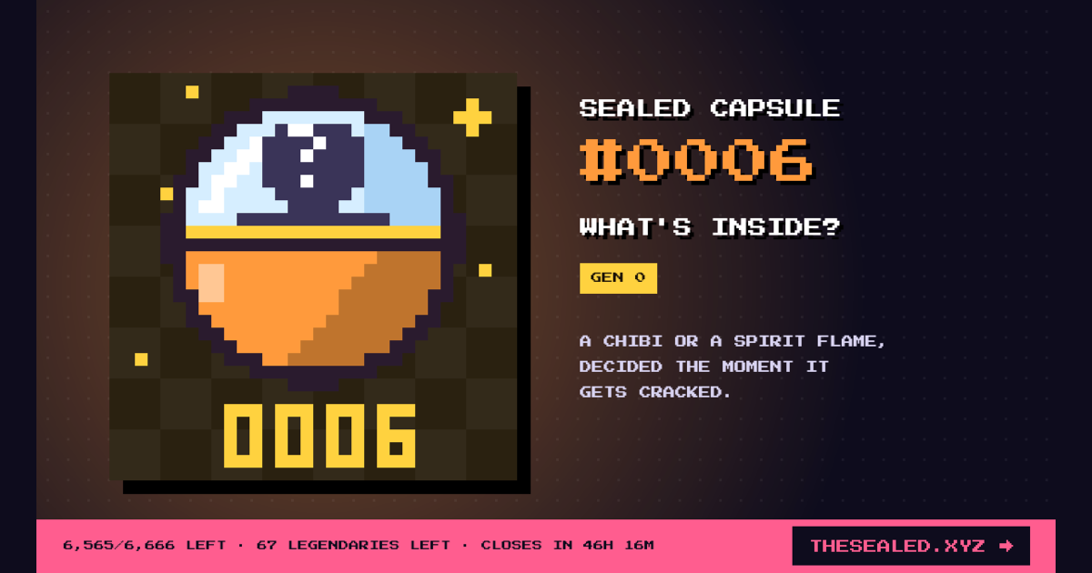 Sealed capsule #0006 · Chibi Machine