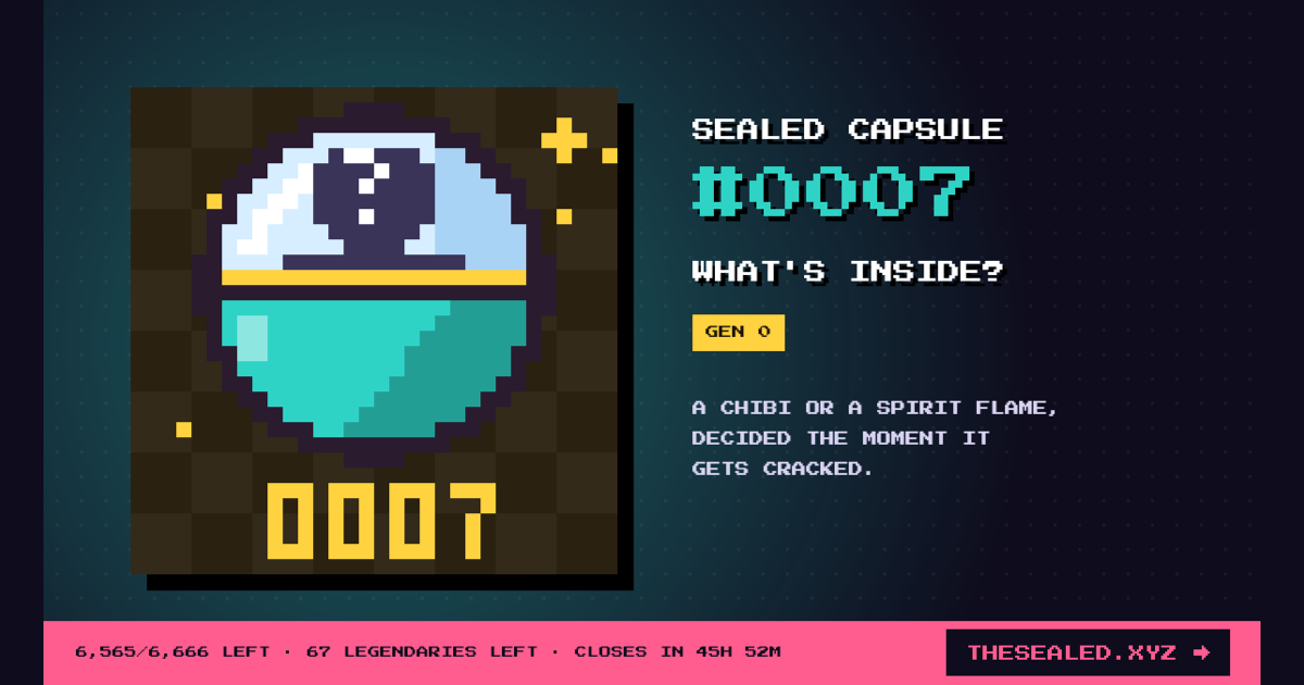 Sealed capsule #0007 · Chibi Machine